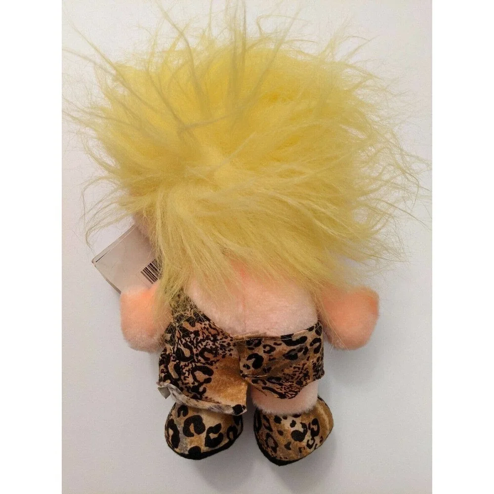 Vintage 90s 1992 Trolio Trolls Doll Cavegirl Plush Troll
